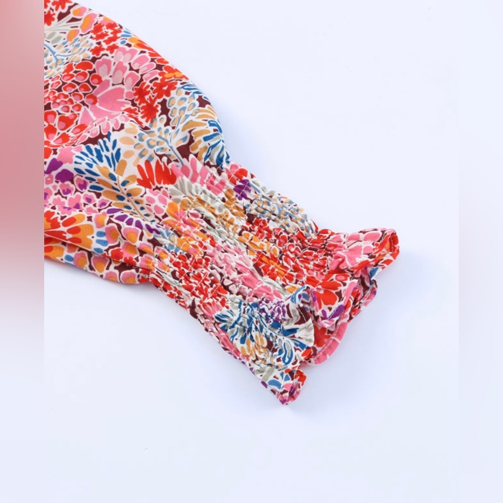 Floral Multicolor Blouse - Picture 5 of 8